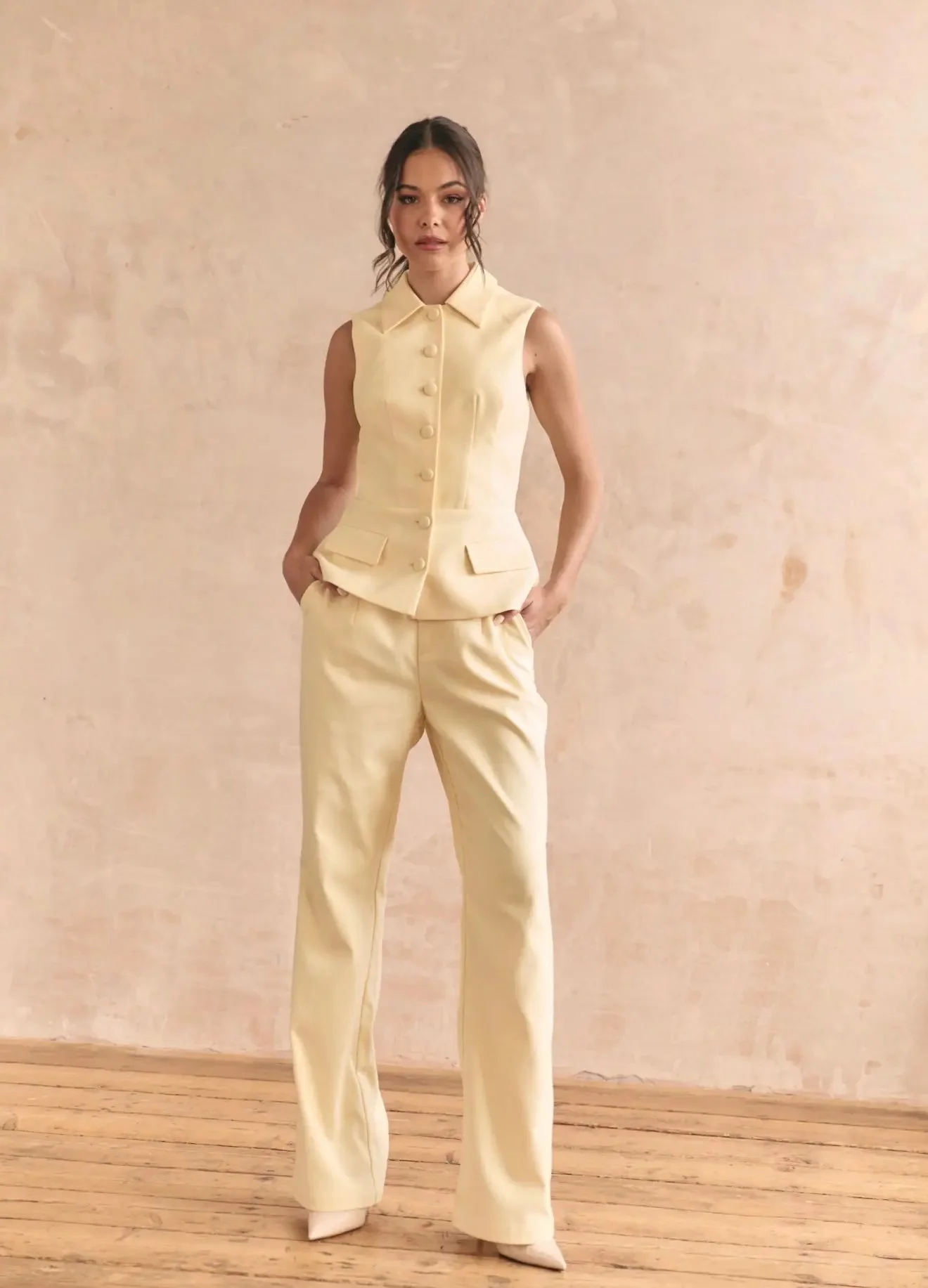 PORTER TROUSERS BUTTERCREAM - Image 8