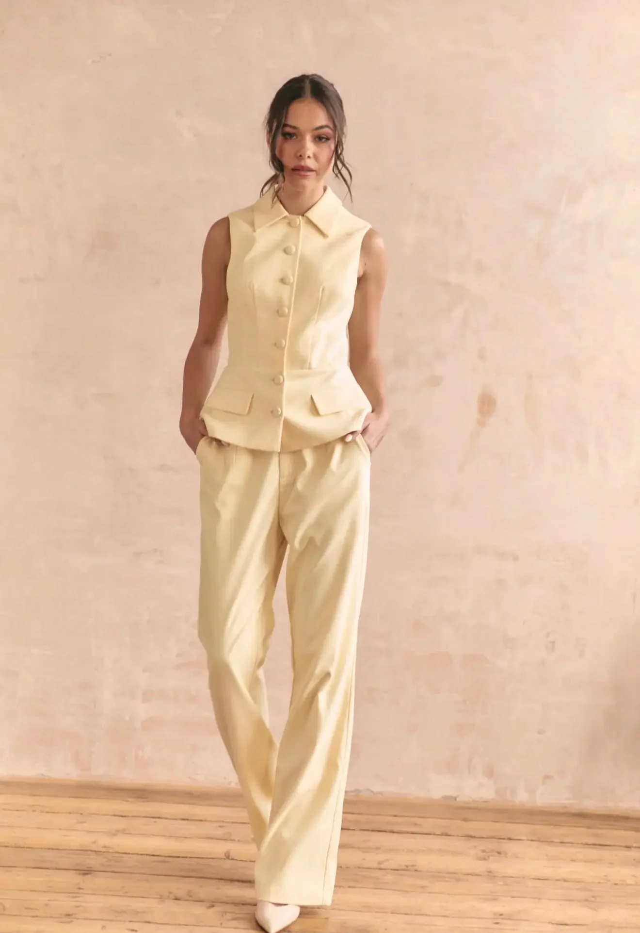PORTER TROUSERS BUTTERCREAM - Image 9