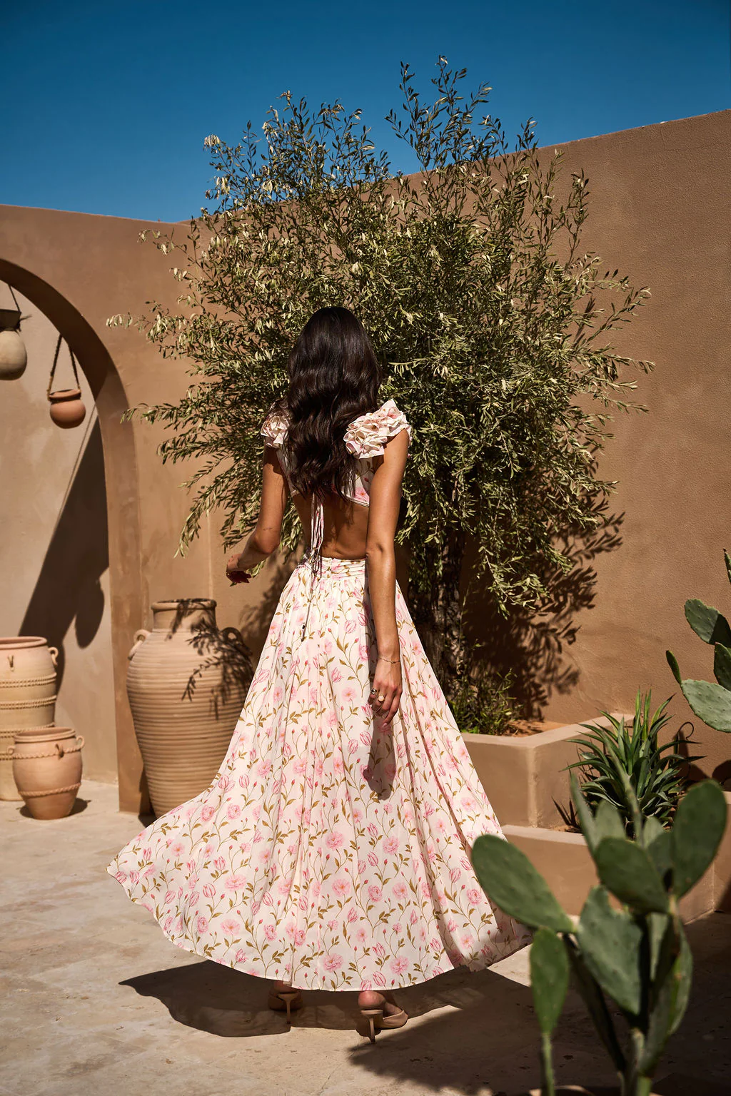 CASSINI PEONY DRESS FLORAL - Image 2